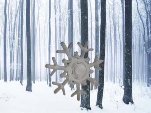 Snowflake Fidget Spinner 