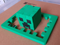 Minecraft Creeper head 3D puzzle 