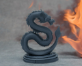 shadow serpent: the majestic dragon sculpture 