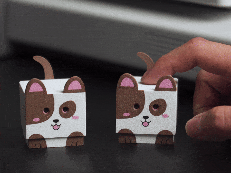 Adorable Push-Pop Fidget Dog Toy