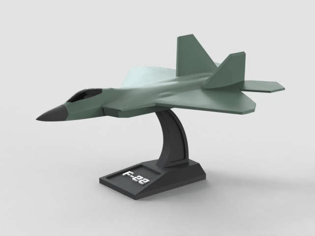 [Airplane] F-22 1/200 scale aviation fighter model
