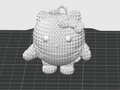 Knitted Hello Kitty egg, knitted egg Hello Kitty
