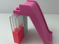 Slide compatible with Duplo bricks 