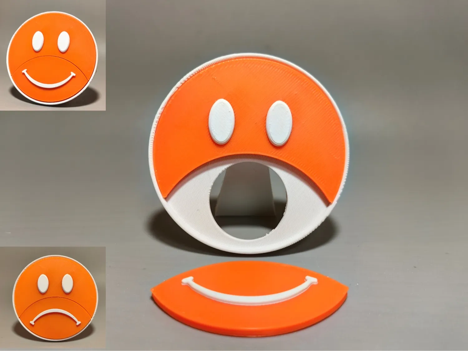 Smiling or Crying Face Puzzle笑脸表情拼图