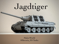 Jagdtiger Tank Destroyer with Movable Barrel 1/35