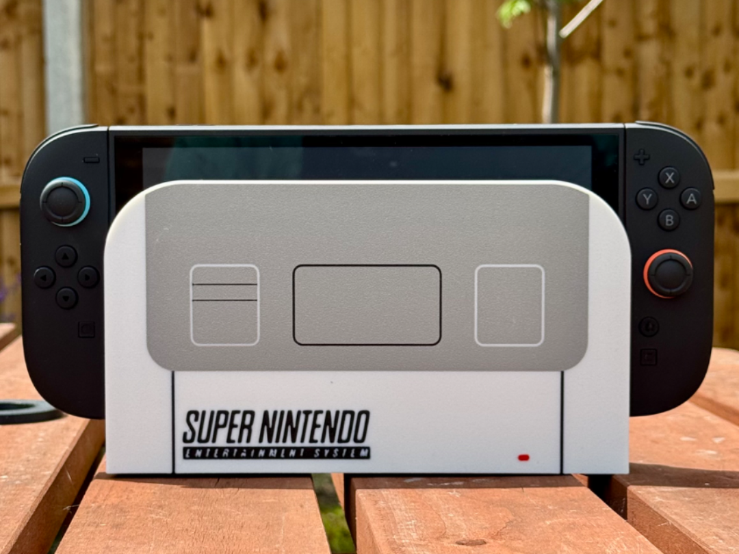 Nintendo Switch 2 SNES (both styles) dock facia