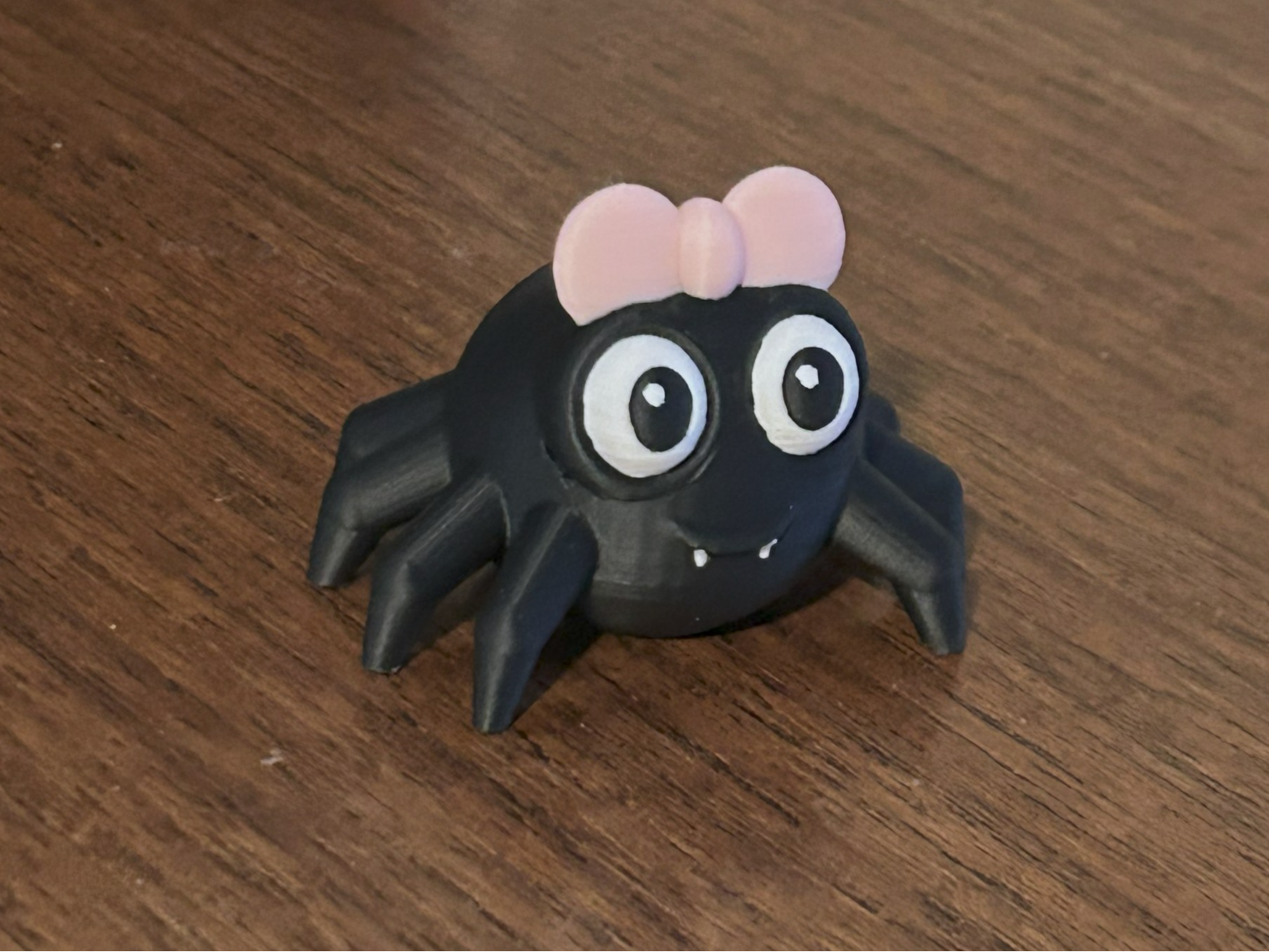 Cute Girl Spider with Pink Bow