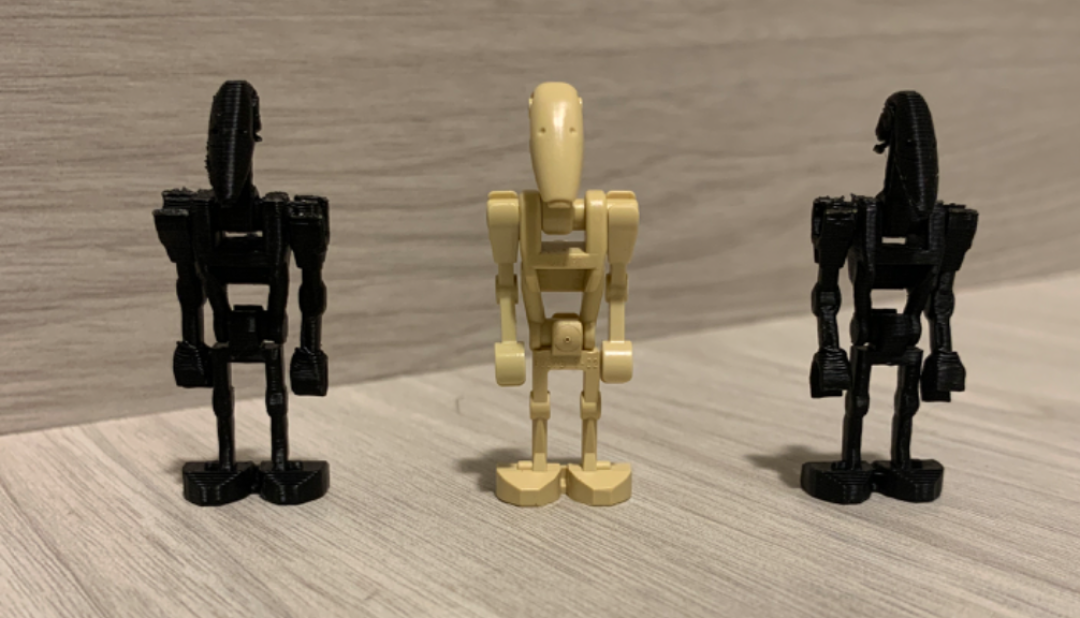 Brick battle droid