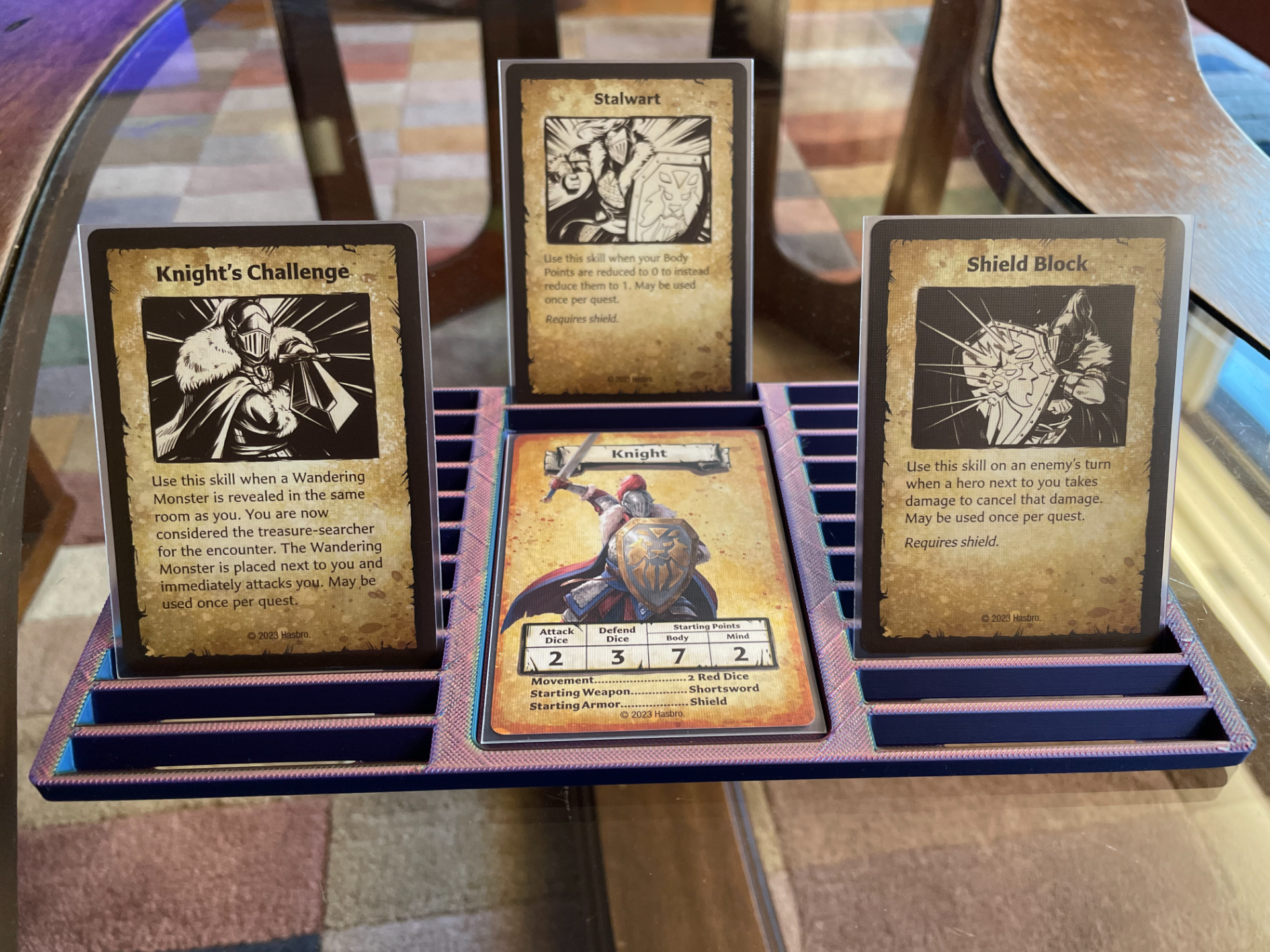 HeroQuest Card Holder (for sleeved cards)