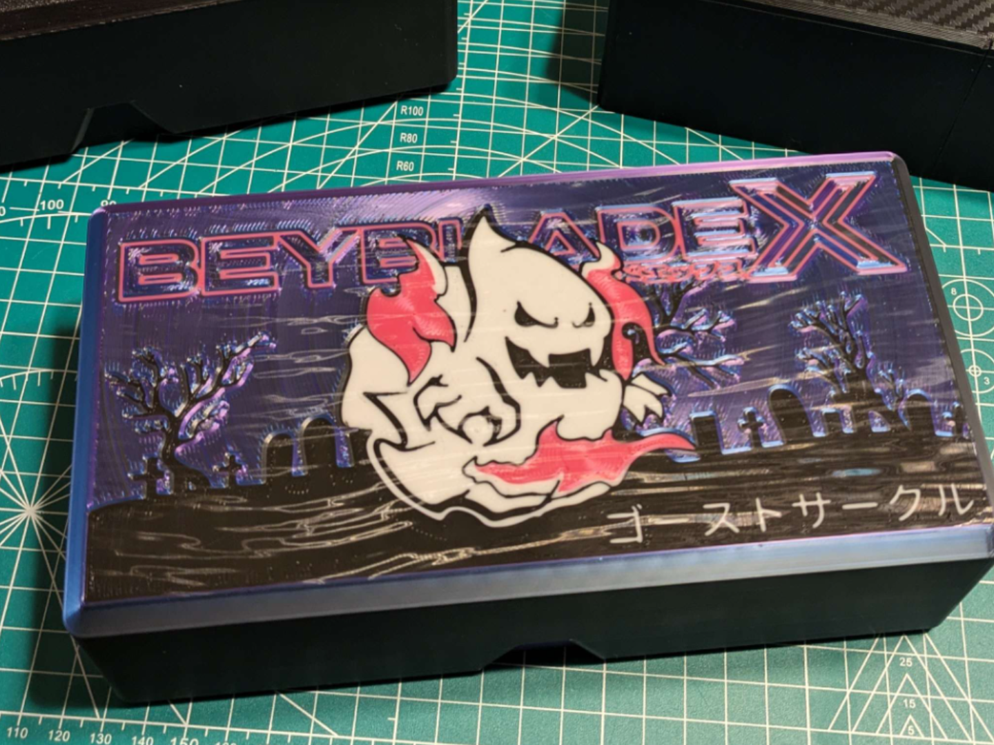 Beyblade X Broadside Deckbox Lid - Ghost Circle