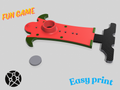 V2 Slingshot & PLA coins Ammo, Safe Adults &Kids