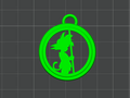 Goku (Dragon Ball) Pendant - Freely Rotatable