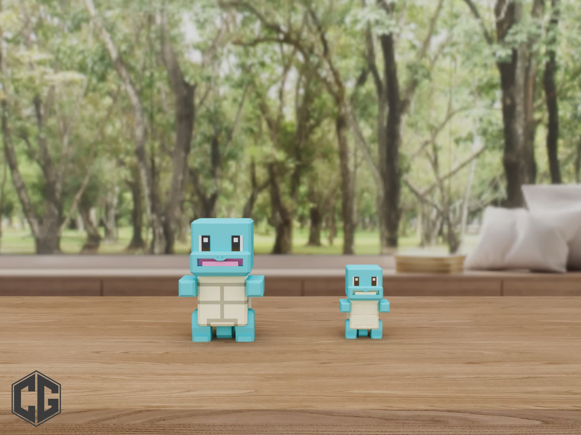 Squirtle Pokemon Multicolor