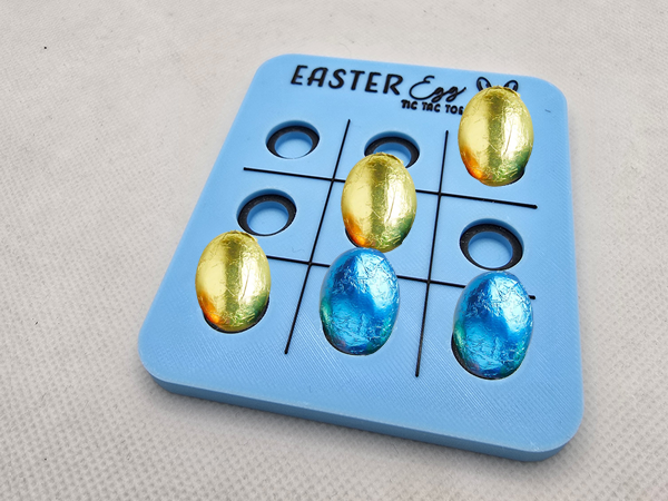 Easter Foil Chocolate Egg Tic-Tac-Toe