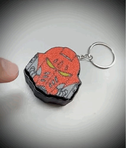 Space Marine Clicker Keychain