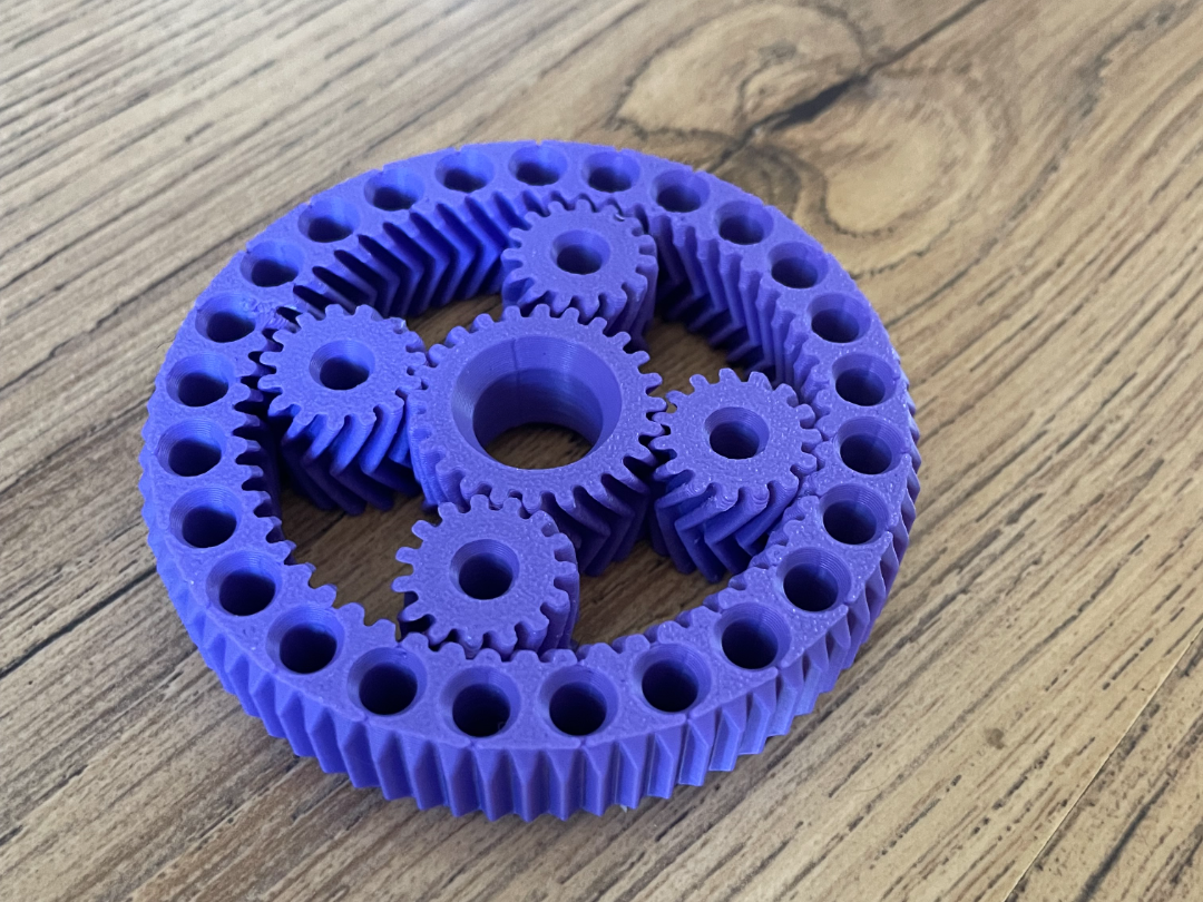 Double Helical Fidget Spinner