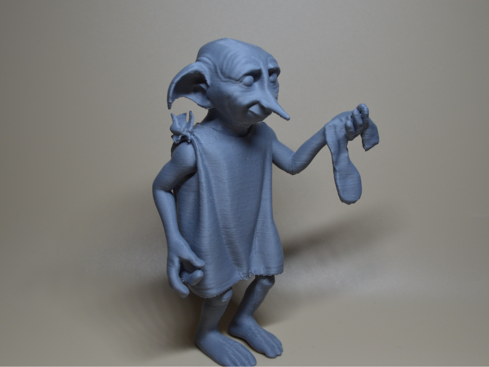 Dobby the house elf with sock