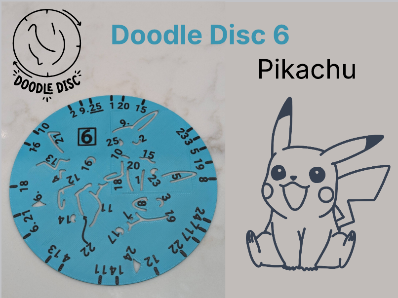 Doodle Disc 6 Pikachu