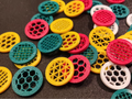 Shopping cart euro coin - (infill pattern)